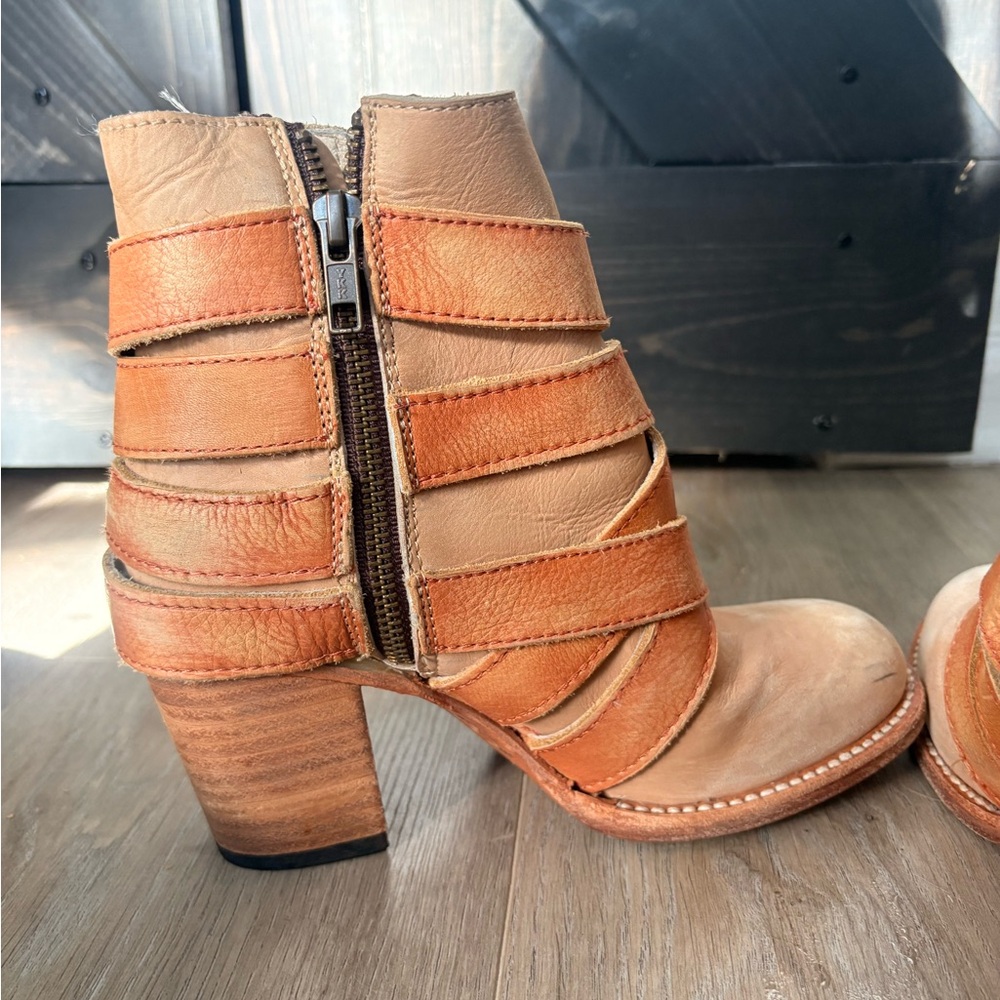 Freebird by Steven Hustle leather ankle boot womens 6 - Picture 4 of 7